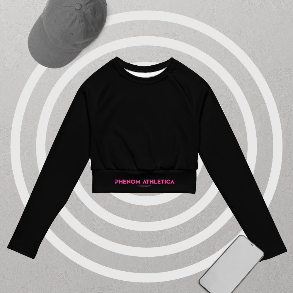 Phenom Athletica® Recycled Long-Sleeve Crop Top - Image 3