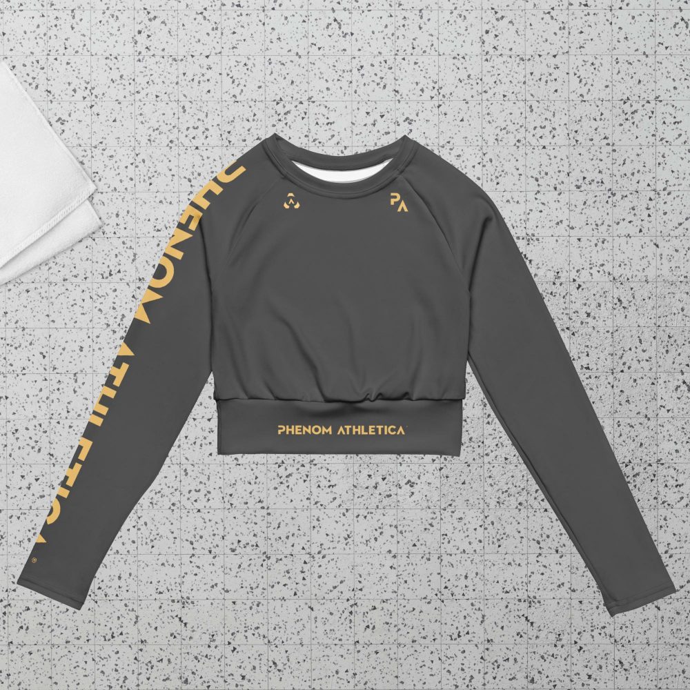 Phenom Athletica® Recycled long-sleeve crop top - Image 2