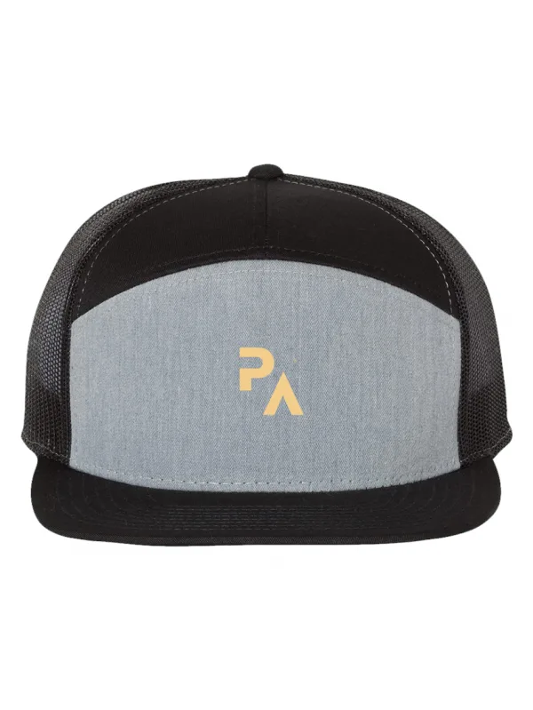 Phenom Athletica® 7 Panel Grey / Black Cap