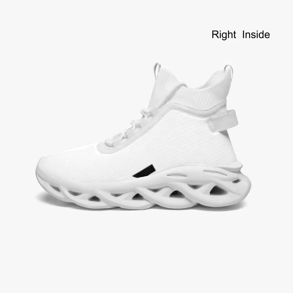 JetPrint - High-top Bounce Mesh Knit Sneakers