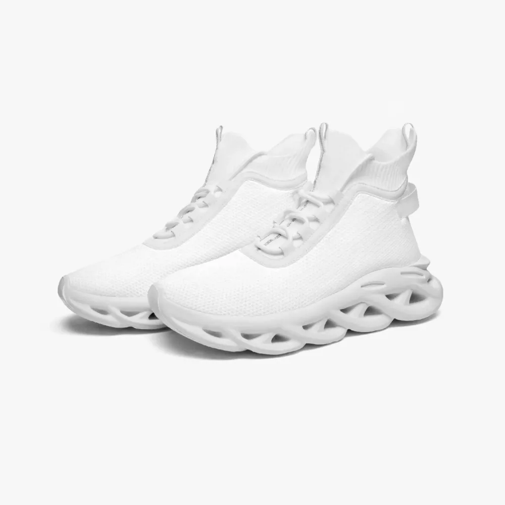 JetPrint - High-top Bounce Mesh Knit Sneakers - Image 4